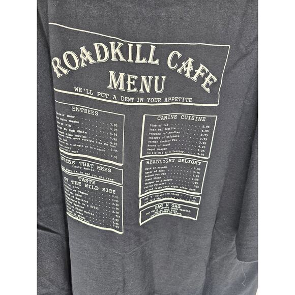 Alore Men's Black Roadkill Cafe Alaska Short Sleeve T-Shirt Size XXL - Picture 5 of 5